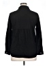 Unbranded Solid Black Long Sleeve Blouse Size XL - photo 2