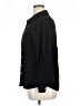 Unbranded Solid Black Long Sleeve Blouse Size XL - photo 5
