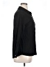 Unbranded Solid Black Long Sleeve Blouse Size XL - photo 4
