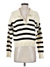 Cider Stripes Ivory Pullover Sweater Size S - photo 1