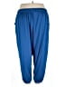 Torrid Solid Blue Track Pants Size 4X Plus (4) - photo 2
