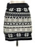 Atmosphere Graphic Gray Black Casual Skirt Size S - photo 1