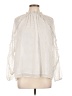 Ann Taylor LOFT 100% Polyester Ivory Long Sleeve Blouse Size L - photo 1