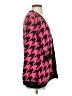 Steve Madden Houndstooth Pink Cardigan Size S - photo 4
