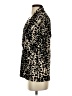 DKNY Animal Print Black Short Sleeve Blouse Size S - photo 5