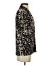DKNY Animal Print Black Short Sleeve Blouse Size S - photo 4
