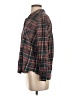 Joie 100% Cotton Plaid Brown Long Sleeve Button-Down Shirt Size S - photo 5