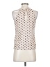 Express 100% Polyester Ivory Sleeveless Blouse Size XS - photo 2