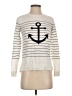 Bass 100% Cotton Stripes Ivory Pullover Sweater Size XS - photo 1