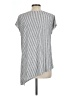Max Studio Silver Short Sleeve T-Shirt Size L - photo 2