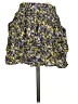 No Strings Attached 100% Rayon Floral Yellow Casual Skirt Size XS - photo 2