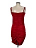 Unbranded 100% Polyester Solid Red Cocktail Dress Size M - photo 2