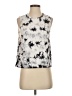 Soul 100% Nylon Silver Sleeveless Blouse Size S - photo 1