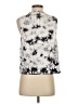 Soul 100% Nylon Silver Sleeveless Blouse Size S - photo 2