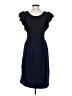 Moth Color Block Blue Cocktail Dress Size S - photo 2