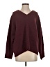 Abercrombie & Fitch Solid Burgundy Pullover Sweater Size XXS - photo 1