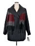 London Fog Plaid Gray Coat Size 2X - photo 1