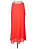 Banana Republic 100% Polyester Solid Red Formal Skirt Size S - photo 1