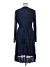 Scoop Animal Print Blue Cocktail Dress Size XL - photo 2