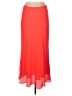 Banana Republic 100% Polyester Solid Red Formal Skirt Size S - photo 2