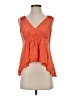 Maeve 100% Rayon Orange Sleeveless Blouse Size XS - photo 1