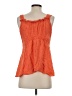 Maeve 100% Rayon Orange Sleeveless Blouse Size XS - photo 2