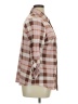 KRISTIN NICOLE Checkered-gingham Brown Long Sleeve Blouse Size 1X - photo 4