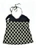 Trina Turk Black Green Swimsuit Top Size 6 - photo 2