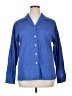 Talbots 100% Cotton Blue Long Sleeve Polo Size 14 (estimated) - photo 1
