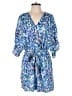 Cupshe 100% Rayon Print Blue Romper Size M - photo 1