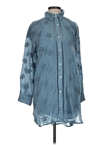 Sundance 3/4 Sleeve Button-Down Shirt (view 1)