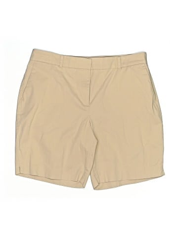 Ann Taylor Khaki Shorts (view 1)