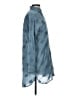 Sundance 100% Cotton Blue 3/4 Sleeve Button-Down Shirt Size S - photo 4