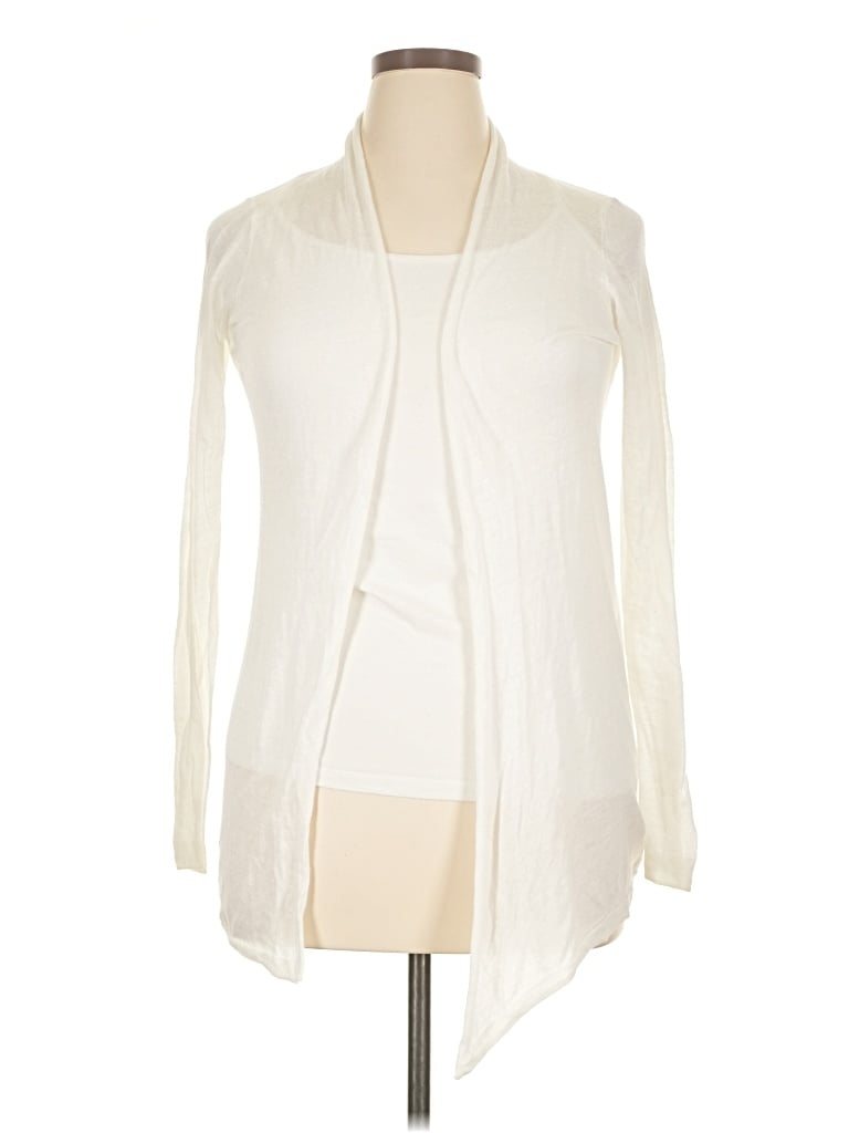 Pre-owned Margaret O'leary Cardigan Sweater In Ivory
