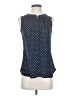 Banana Republic 100% Polyester Blue Sleeveless Blouse Size 0 - photo 1