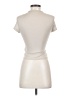 Shein Ivory Short Sleeve Turtleneck Size 2 - photo 2