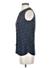 Banana Republic 100% Polyester Blue Sleeveless Blouse Size 0 - photo 5