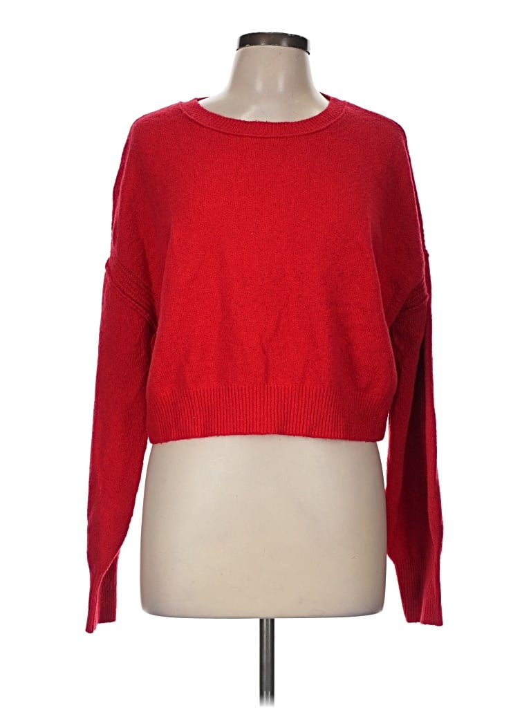 Pre-owned Wild Fable Pullover Sweater In Red