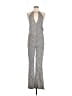 Stone Cold Fox Chevron-herringbone Silver Jumpsuit Size XS (0) - photo 1