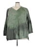 Terra & Sky Tie-dye Green Pullover Sweater Size 3X - photo 1