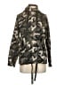 Ci Sono 100% Polyester Camo Green Windbreaker Size S - photo 1