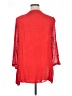 Added Dimension for Catherines 100% Rayon Red 3/4 Sleeve Blouse Size 0X - photo 2
