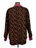 Shein 100% Polyester Animal Print Brown Coat Size M - photo 2