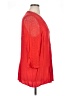 Added Dimension for Catherines 100% Rayon Red 3/4 Sleeve Blouse Size 0X - photo 4