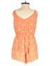 E by Eloise Hearts Orange Romper Size XS - photo 2