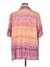 Catherines Color Block Pink Short Sleeve Blouse Size 1X - photo 2