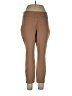 Express Solid Brown Active Pants Size L - photo 1