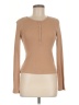 Monrow Tan Long Sleeve Henley Size M - photo 1