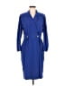 MS Chaus 100% Polyester Blue Casual Dress Size 8 - photo 1