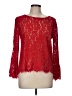 Rose + Olive Red Long Sleeve Blouse Size M - photo 1